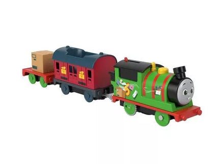 THOMAS AND FRIENDS Motorized Themed Train with Wagon (HFX97)