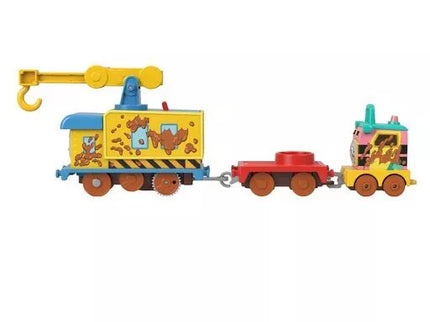 THOMAS AND FRIENDS Motorized Themed Train with Wagon (HFX97)