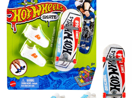 HOT WHEELS finger skateboard with shoes (HGT46)