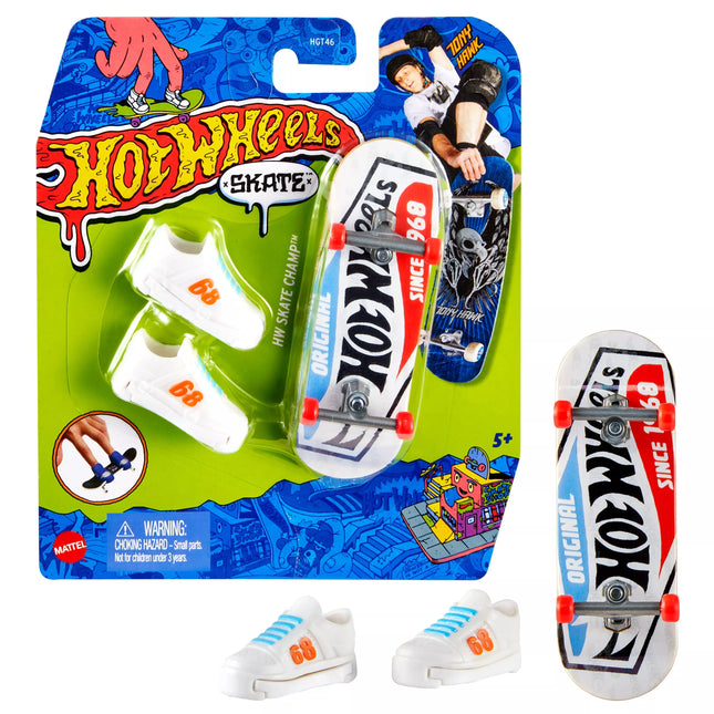 HOT WHEELS finger skateboard with shoes (HGT46)