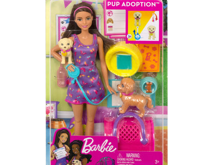 BARBIE šunelių įvaikinimo rinkinys (HKD86)