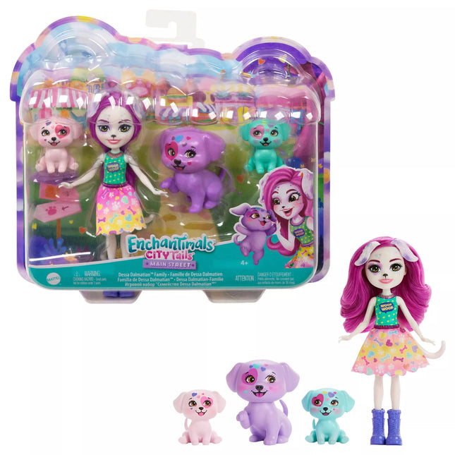 ENCHANTIMALS Dalmatian Family (HKN14)