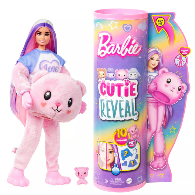 BARBIE CUTIE REVEAL Teddy Bear Series (HKR04)