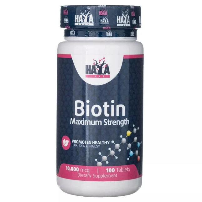 Haya Labs Biotin (biotinas) 100 tabl.