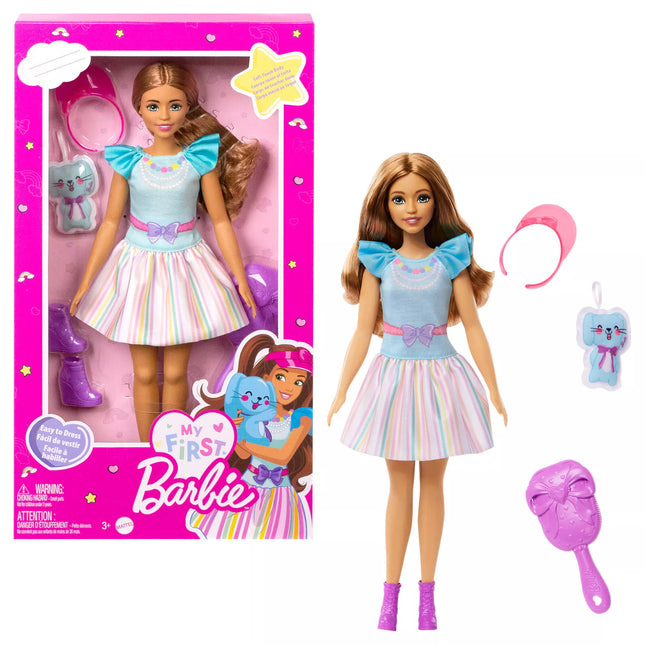 BARBIE My First Barbie Doll - Brunette (HLL21)