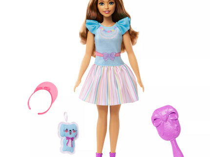 BARBIE lėlė My First Barbie - brunetė (HLL21)