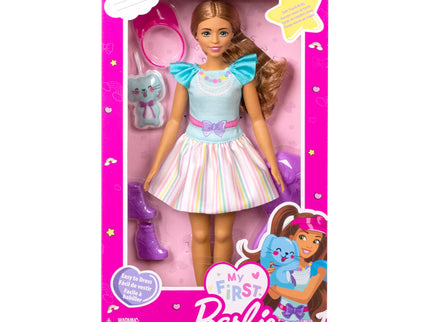 BARBIE lėlė My First Barbie - brunetė (HLL21)