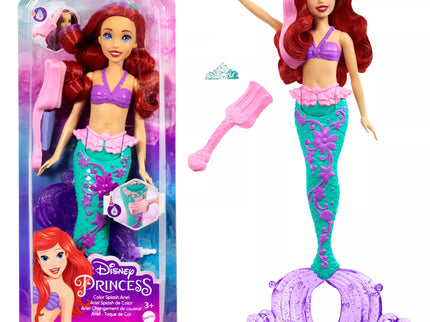 „DISNEY PRINCESS“ lėlė - Arielė su spalvų keitimo funkcija