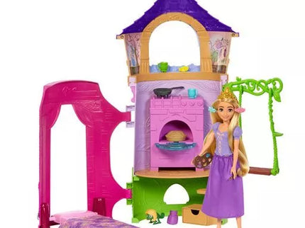 DISNEY PRINCESS lėlės Auksaplaukės ir bokšto rinkinys (HLW30)