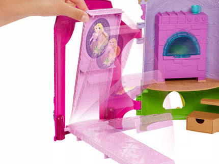 DISNEY PRINCESS lėlės Auksaplaukės ir bokšto rinkinys (HLW30)