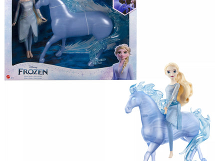 DISNEY FROZEN Elsa Doll and Mystical Water Horse (HLW58)