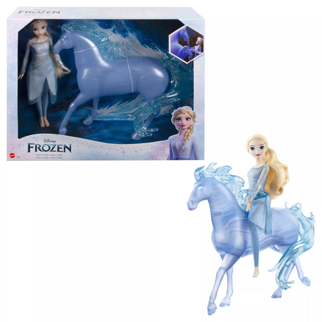 DISNEY FROZEN Elsa Doll and Mystical Water Horse (HLW58)