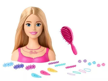 BARBIE stilizavimo galva – šviesūs plaukai (HMD88)