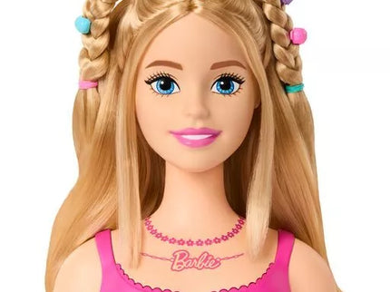 BARBIE stilizavimo galva – šviesūs plaukai (HMD88)