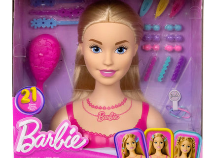 BARBIE stilizavimo galva – šviesūs plaukai (HMD88)