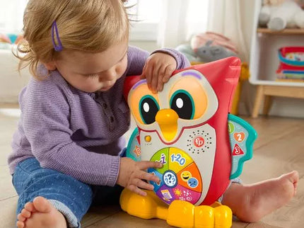 FISHER-PRICE LINKIMALS muzikinis interaktyvus Pelėdžiukas Pūpū LT (lietuviškai įgarsintas) (HNK87)