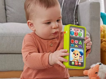 FISHER-PRICE Smart Phone - Time to Learn! LT (voiced in Lithuanian) (HNL46)