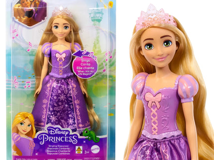 DISNEY PRINCESS dainuojanti lėlė Auksaplaukė (anglų kalba) (HPD41)