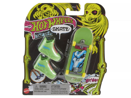 HOT WHEELS Fingerboard with Neon Skulls, Inspired by Tony Hawk (HPG21)