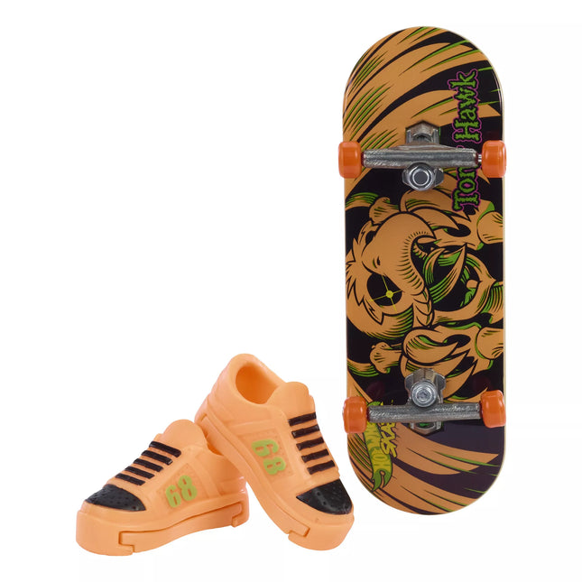 HOT WHEELS Fingerboard with Neon Skulls, Inspired by Tony Hawk (HPG21)