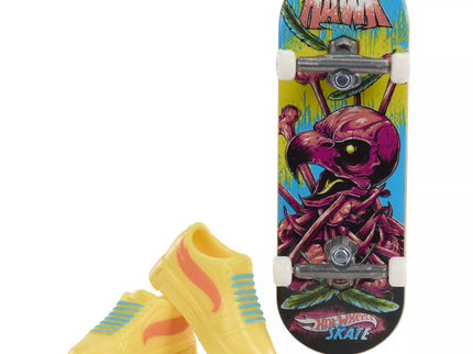 HOT WHEELS Fingerboard with Neon Skulls, Inspired by Tony Hawk (HPG21)