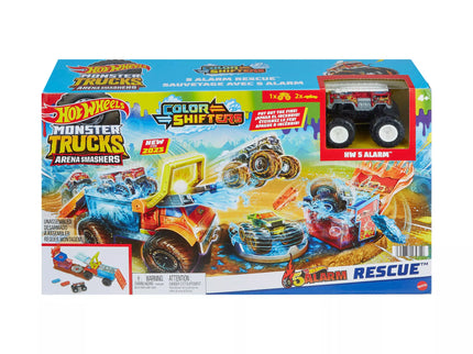HOT WHEELS MONSTER TRUCK Battle Arena with 5 Sirens (HPN73)