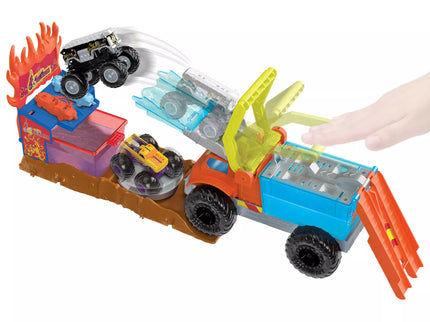 HOT WHEELS MONSTER TRUCK Battle Arena with 5 Sirens (HPN73)