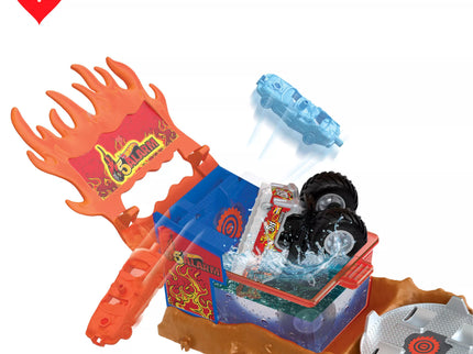 HOT WHEELS MONSTER TRUCK Battle Arena with 5 Sirens (HPN73)