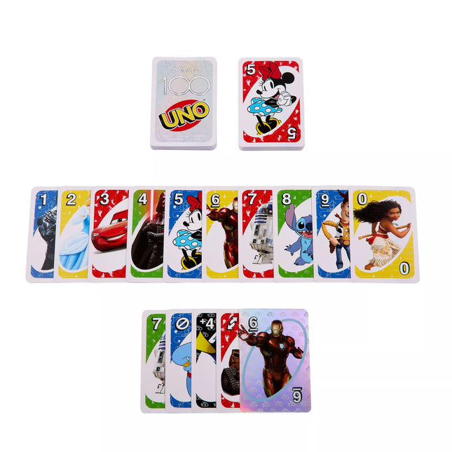 UNO Cards for the DISNEY 100th Anniversary (HPW21)