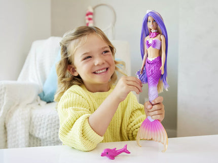 BARBIE DREAMTOPIA undinėlė - Malibu (HRP97)