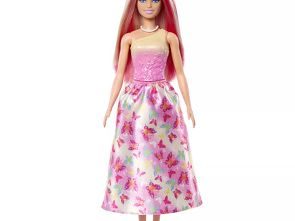 BARBIE DREAMTOPIA princesė rausva suknele (HRR08)
