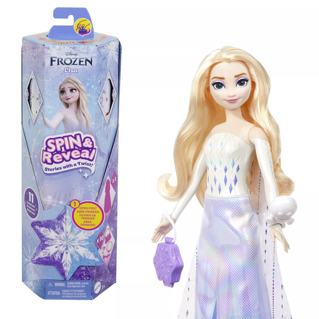 DISNEY FROZEN SPIN and REVEAL Elsa's Surprise Set (HTG25)