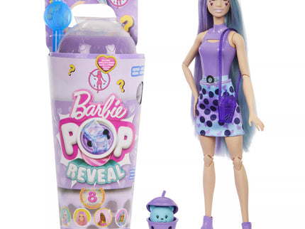 BARBIE POP REVEAL taro milk surprise set, bubble tea series (HTJ19)
