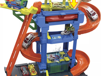 HOT WHEELS CITY playset – Tunnel Car Wash (HTN80)