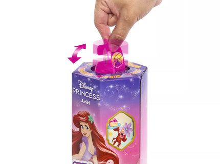 DISNEY PRINCESS SPIN and REVEAL Auksaplaukės siurprizų rinkinys (HTV86)