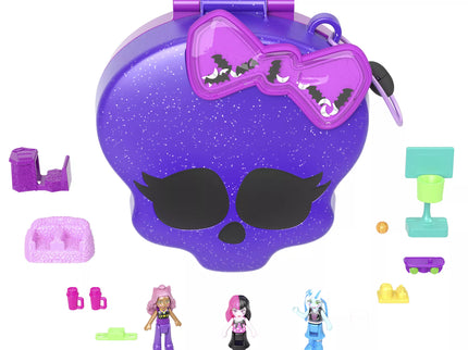 POLLY POCKET MONSTER HIGH tematikos pramogų rinkinys (HVV58)