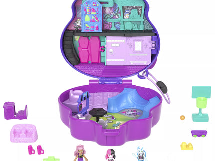 POLLY POCKET MONSTER HIGH tematikos pramogų rinkinys (HVV58)