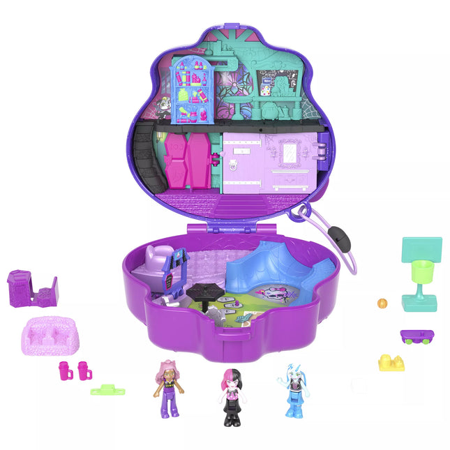 POLLY POCKET MONSTER HIGH Themed Playset (HVV58)