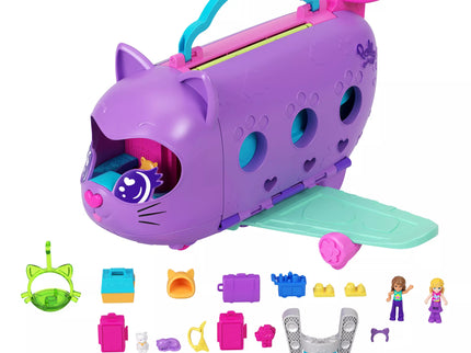 POLLY POCKET katinėlio lėktuvo žaidimų rinkinys (HWP19)