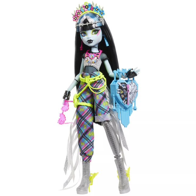 MONSTER HIGH lėlė Frenkė, muzikos festivalio serija (HXH79)