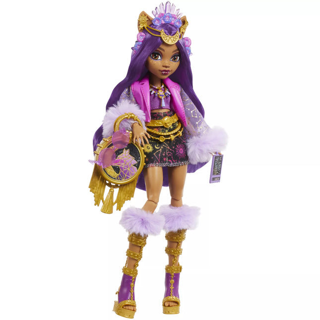 MONSTER HIGH Clawdeen Wolf Doll, Music Festival Series (HXH80)