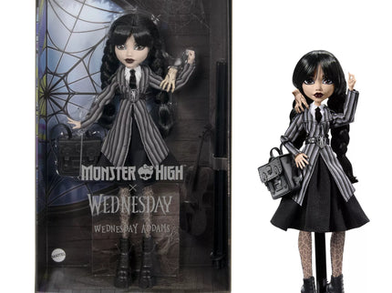 MONSTER HIGH X WEDNESDAY lėlė – Trečiadienė (HXJ04)