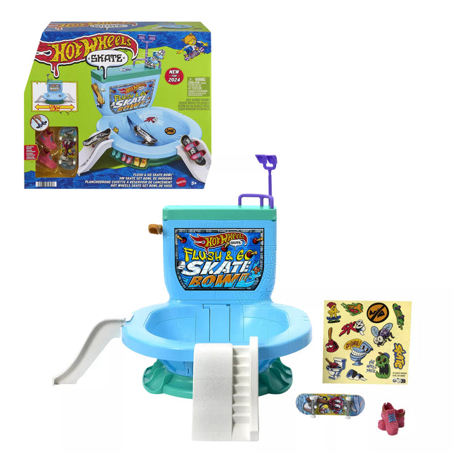 HOT WHEELS Skateboard Park Set - Toilet (HXL16)