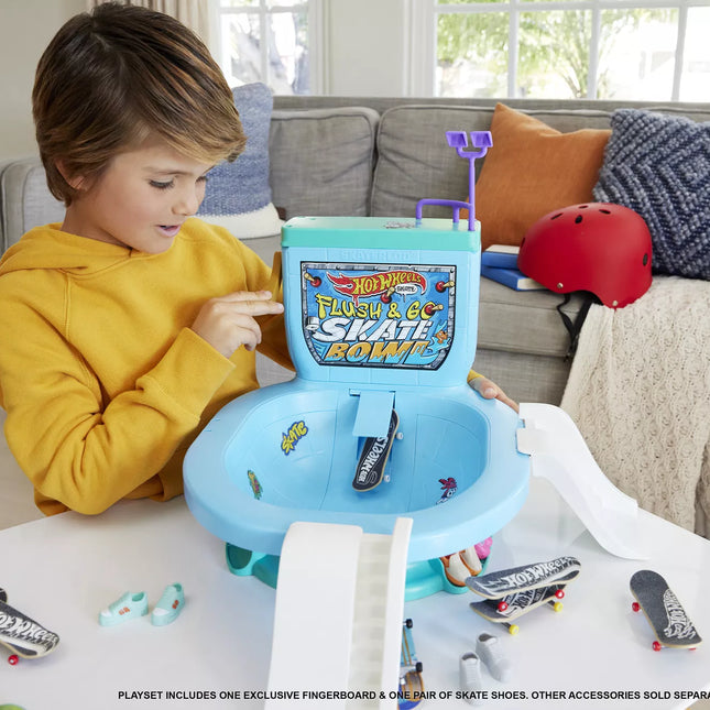 HOT WHEELS Skateboard Park Set - Toilet (HXL16)