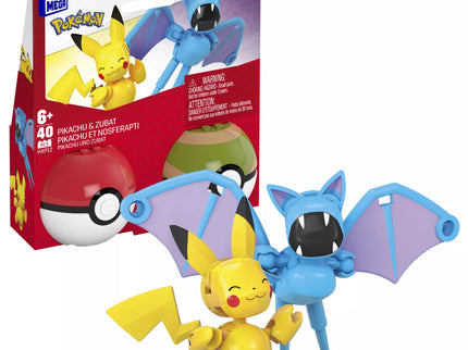 MEGA CONSTRUX POKEMON dviejų Poke rutulių pakuotė (HXP11)