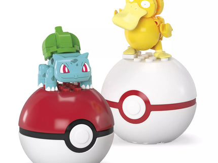 MEGA CONSTRUX POKEMON dviejų Poke rutulių pakuotė (HXP11)