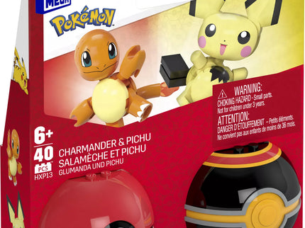 MEGA CONSTRUX POKEMON dviejų Poke rutulių pakuotė (HXP11)