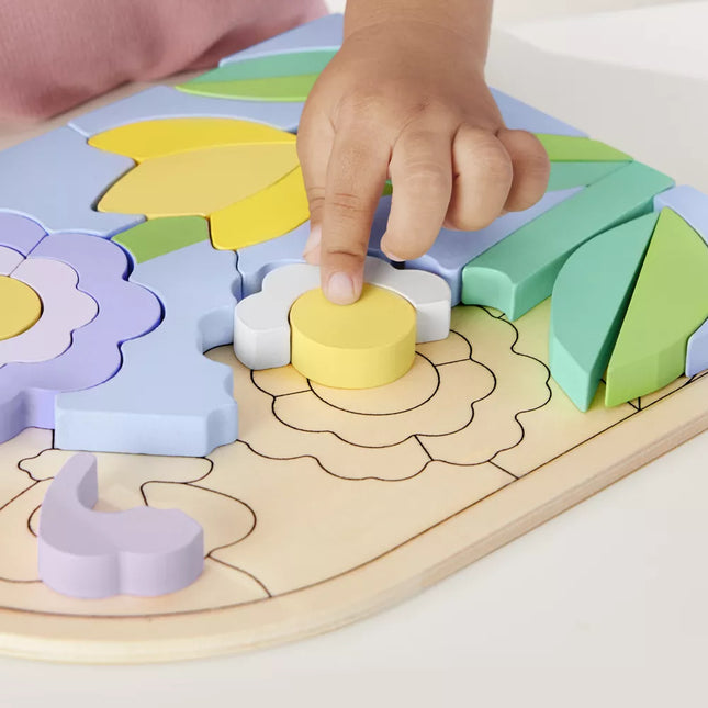 FISHER-PRICE Wooden Puzzle – Flowers (HXT97)