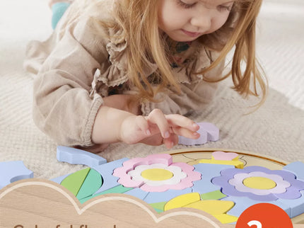 FISHER-PRICE Wooden Puzzle – Flowers (HXT97)
