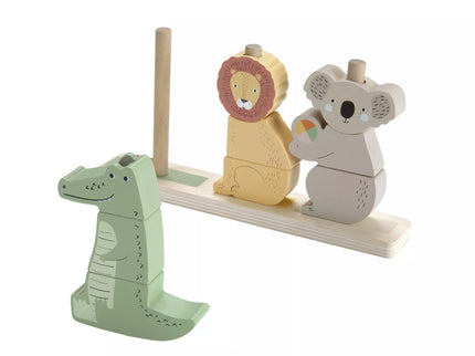 FISHER-PRICE Wooden Stacker Tower - Animals (HXV04)